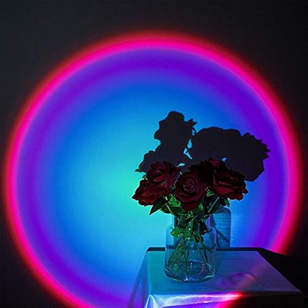 Regenboog Tafellamp Regenboog Projectielamp Led Licht Romantisch Nachtlampje Projector Voor Feestslaapkamer Decor Foto'S Maken Live-Uitzending